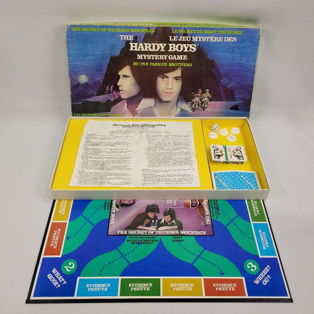 Hardy Boys Mystery Vintage 1978 Board Game by Parker Brothers